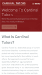 Mobile Screenshot of cardinaltutors.com